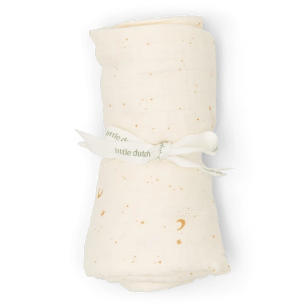 Little Dutch Chusteczki muślinowe 25x25 cm Blueberry Leaves & Sage