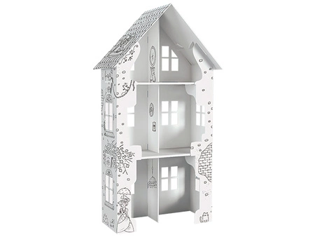 Kolorowanka 3D do składania XXL Domek ul. Fiołkowa 4l+ MONUMI