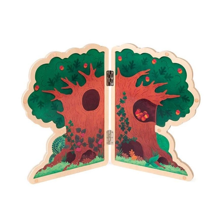 Układanka drewniana magnetyczna z 30 magnesami Drzewo, Janod
