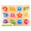 TOOKY TOY Puzzle Układanka Montessori Nauka Kształtów z Pinezkami Figury Kształty
