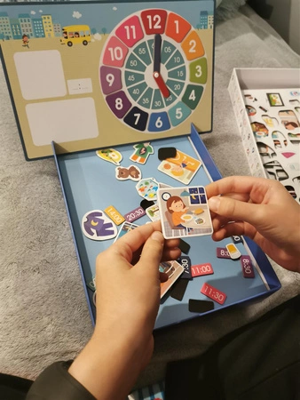 Magnetyczna układanka Apli Kids - Godziny