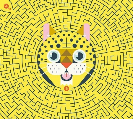 Auzou Kreślenie po śladach - Labirynty w dżungli 80216