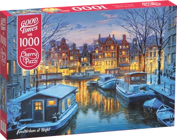 Puzzle 1000 CherryPazzi Amsterdam at Night 30264