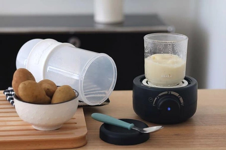 Beaba Podgrzewacz i sterylizator parowy do butelek i słoiczków Babymilk Second Night blue