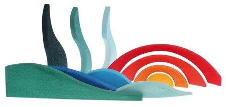 Układanka Krajobraz, kolorowy, 3+, Grimm's