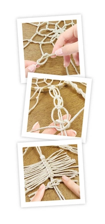 Zrób to sam - MAKRAMOWY ŁAPACZ SNÓW BE401