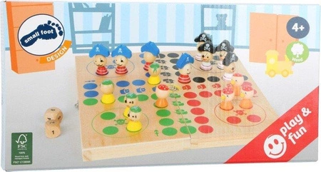 Drewniana gra dla dzieci, Chińczyk "Piracka wyspa", 10951-small foot design