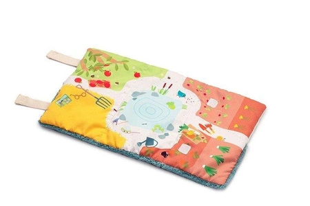 LILLIPUTIENS Mini - przytulanki rodzina krówek z rozkładaną matą Krówka Rosalie 2 lata+