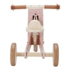 Little Dutch Drewniany rowerek trójkołowy Pink FSC LD7123
