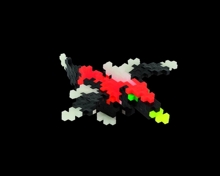 Plus-Plus, Mini GLOW Basic- 360 szt. - świecące w ciemności
