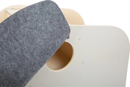 Drewniana skrzynia na zabawki z siedziskiem regał Słoń Small Foot 12423