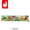 Puzzle panoramiczne w walizce Dzikie zwierzęta 36 elementów 4+, Made in France, Janod