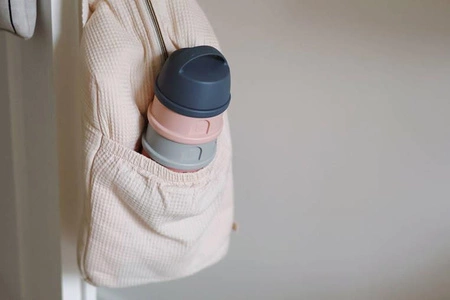 BEABA Pojemniki na mleko w proszku 4 komory mineral grey/pink (opakowanie zbiorcze 6 szt.)