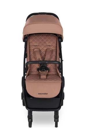 Easywalker Jackey Kompaktowy, samoskładający się wózek spacerowy z torbą transportową Pecan Brown