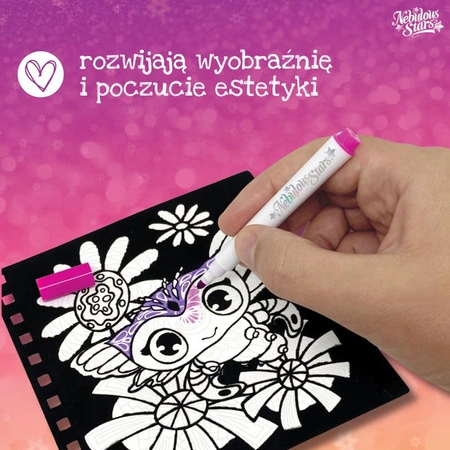 Kolorowanki dla dzieci – aksamitne z flamastrami S Orelia Nebulous Stars