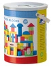 Klocki drewniane w wiaderku 100 szt