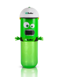 IQBottles, Bidon-butelka 2w1 Green/White cap