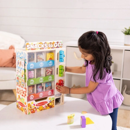 Drewniany automat z przekąskami i napojami dla dzieci Snack to Go Melissa & Doug 32400