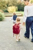 Childhome Plecak dziecięcy Mini Club Signature Urban Burgundy