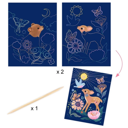 Zestaw artystyczny "ZACZAROWNY LAS" 6 w1 DJ09329