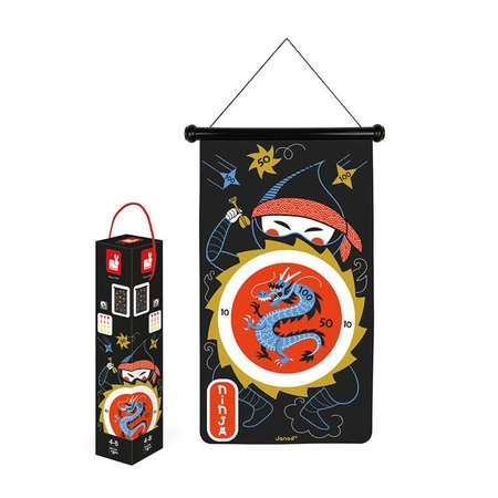 Magnetyczna gra w rzutki Ninja 4-8, Janod