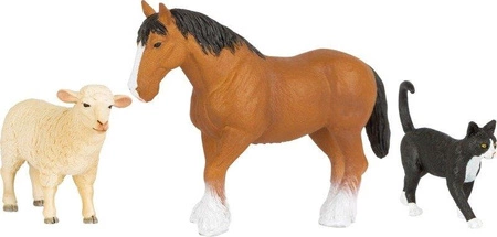 Hodowlane zwierzęta gospodarskie 11007-Small Foot, figurki dla dzieci