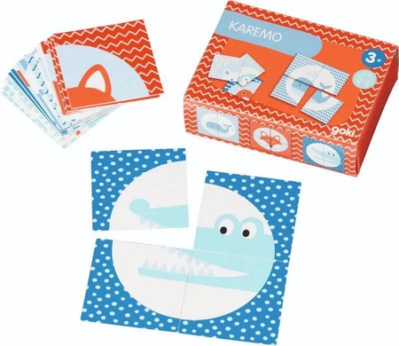 Mini gry karciane Karemo, Kwartet, Czarny Niedźwiedź Goki