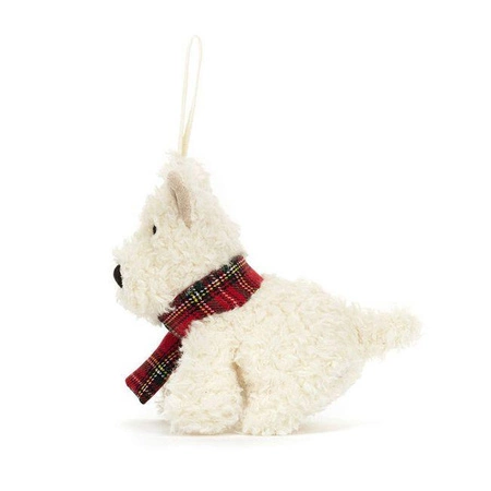 JellyCat - Terrier Kremowy Zawieszka 11 cm
