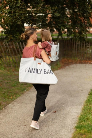 Childhome Plecak dziecięcy My First bag Kanwas Szara