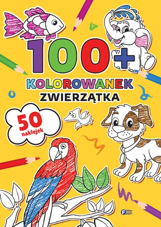 Zwierzątka. 100+ kolorowanek