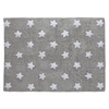 Lorena Canals Dywan bawełniany Grey Stars White 120 x 160 cm