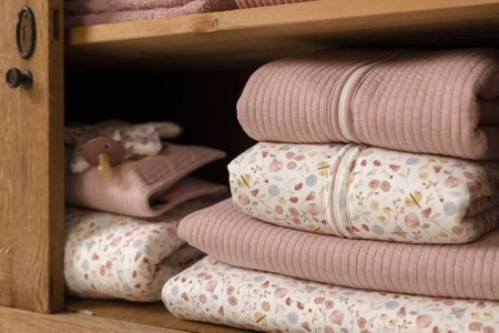 Little Dutch Otulacze 70 x 70 cm (2 szt.) Pure Pink Blush / Flowers & Butterflies TE50321455