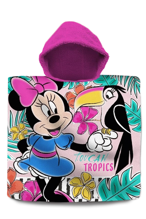 Poncho kąpielowe Minnie 120x60cm WD21003