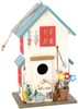 Domek dla ptaków - kolorowy karmnik ozdobny