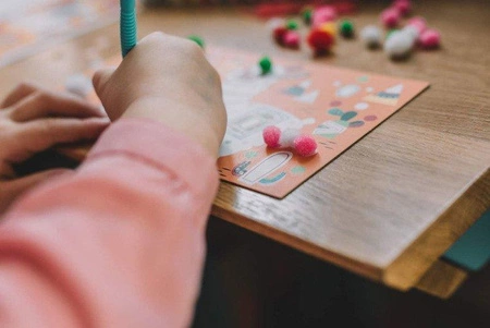 Zestaw artystyczny Pompony Lamy 4+, Janod