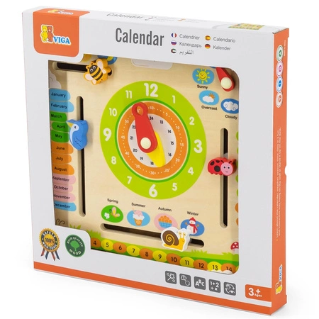 VIGA Kalendarz Edukacyjny Nauka Jezyka Angielskiego