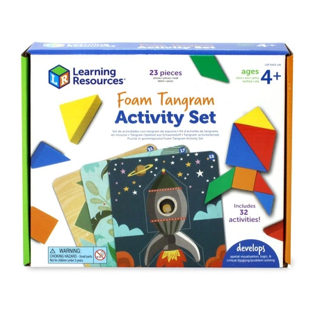 Tangram, Układanka, Łamigłówka, Piankowa Gra Logiczna