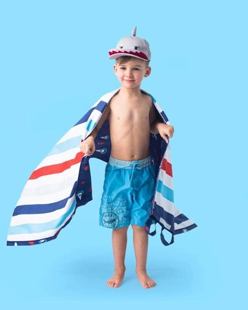 FlapJack Czapka z Daszkiem Dziecięca 3D Rekin UPF50+