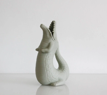 Silikonowa Konewka Krokodyl Scrunch - Szałwiowy