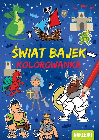 Świat bajek kolorowanka A4