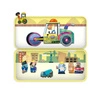 mierEdu Układanka magnetyczna - Pojazdy ME0882