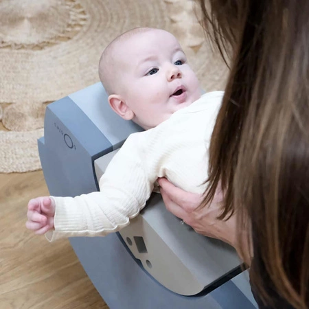 Zabawka wspierająca sensorykę i motorykę - Słoń bObles L Cloudy blue
