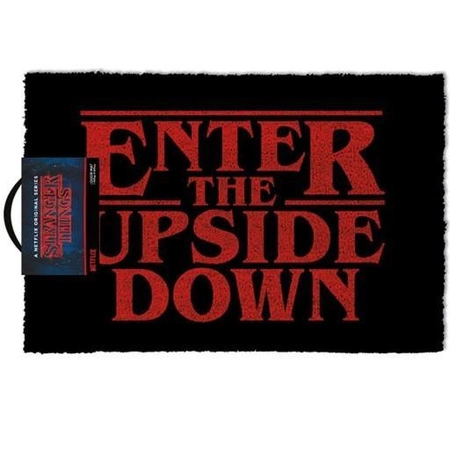 STRANGER THINGS (ENTER THE UPSIDE DOWN) DOOR MAT / wycieraczka pod drzwi Stranger Things (60x40 cm)