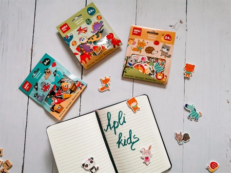 Naklejki z pianki EVA Apli Kids - Zwierzęta 24 szt.