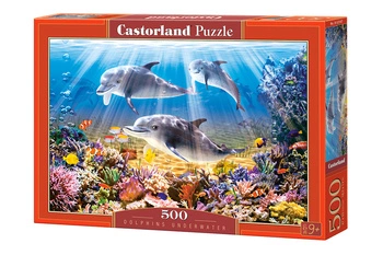 Puzzle 500 Podwodne delfiny B-52547