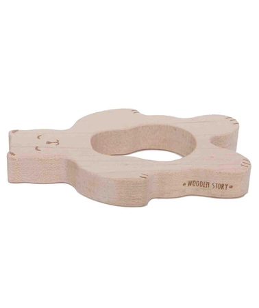 Drewniany Gryzak - Miś