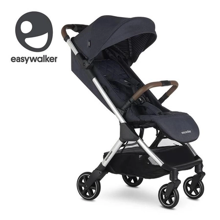 Easywalker Jackey Special Edition Kompaktowy, samoskładający się wózek spacerowy z torbą transportową Platinum