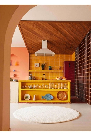 Wełniany dywan Ø 240 cm, Rond Natural, Lorena Canals