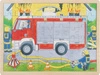 Puzzle warstwowe Straż Pożarna 60 elementów 57416-Goki, zabawki drewniane