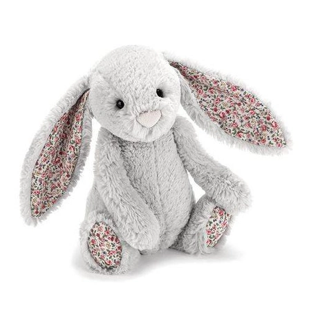 JellyCat Blossom królik szary k.uszy 31cm